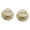 ALL PARTS PK0154050 VOLUME KNOBS (2) PARCHMENT (OLD WHITE)