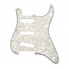 ALL PARTS PG0552055 PICK GUARD FOR STRAT WHITE PEARLOID 3-PLY (WP/W/B) (11 SCREW HOLES)