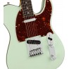 FENDER AMERICAN ULTRA LUXE TELECASTER RW GUITARRA ELECTRICA TRANSPARENT SURF GREEN