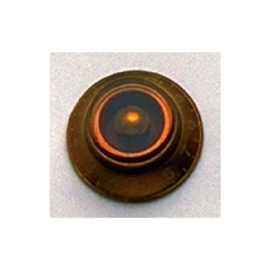 ALL PARTS PK0140022 BELL KNOBS (2) AMBER VINTAGE STYLE NUMBERS