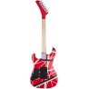 EVH STRIPE SERIES 5150 MN GUITARRA ELECTRICA RED WITH BLACK AND WHITE STRIPES