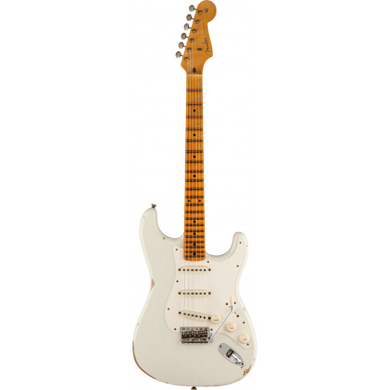 FENDER FAT 50S RELIC STRATOCASTER MN GUITARRA ELECTRICA AGED INDIA IVORY.