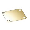 ALL PARTS AP0600002 NECK PLATE STEEL 4 HOLE FOR GUITAR OR BASS GOLD