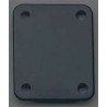 ALL PARTS AP0604023 NECK PLATE CUSHION 4 HOLE FOR GUITAR OR BASS BLACK PLASTIC