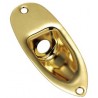 ALL PARTS AP0610002 JACKPLATE FOR STRAT GOLD WITH MOUNTING SCREWS