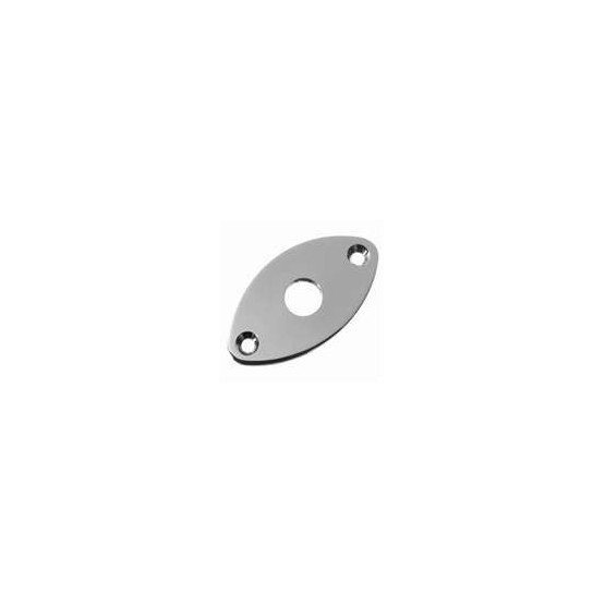 ALL PARTS AP0615001 JACKPLATE FOR EDGE MOUNT - FOOTBALL SHAPED CURVED NICKEL