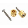 ALL PARTS AP0682002 BUTTONS ONLY FOR SCHALLER STRAP LOCK SYSTEM WITH SCREWS (2) GOLD