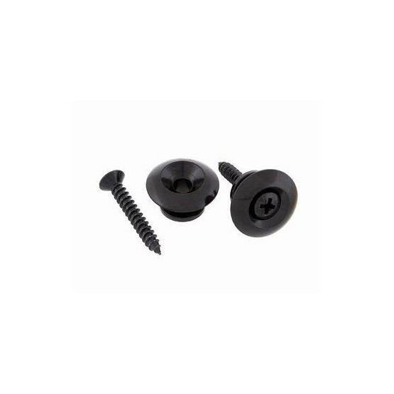 ALL PARTS AP0684003 OVERSIZED STRAP BUTTONS WITH SCREWS BLACK UNIDAD