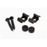 ALL PARTS AP0720003 STRING GUIDES (2) WAVY STYLE BLACK