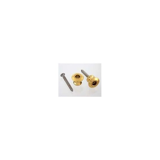 ALL PARTS AP6582002 BUTTONS ONLY FOR DUNLOP STRAP LOCK SYSTEM WITH SCREWS (2) GOLD