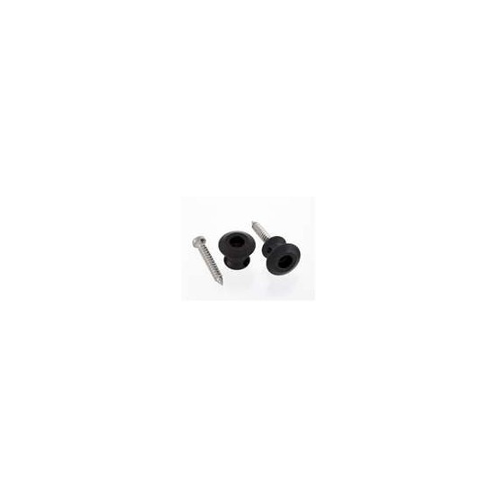 ALL PARTS AP6582003 BUTTONS ONLY FOR DUNLOP STRAP LOCK SYSTEM WITH SCREWS (2) BLACK