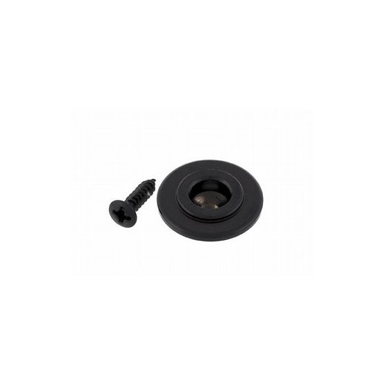 ALL PARTS AP6710003 BASS STRING GUIDE ROUND WITH SCREW BLACK