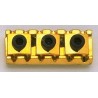 ALL PARTS BP0028002 FLOYD ROSE STYLE LOCKING NUT, 1-11/16 WIDE, GOLD, WITH HARDWARE.