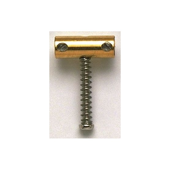 ALL PARTS BP0537008 BRIDGE SADDLES (SET OF 3) WITH SPRINGS AND SCREWS FOR TELE BRASS
