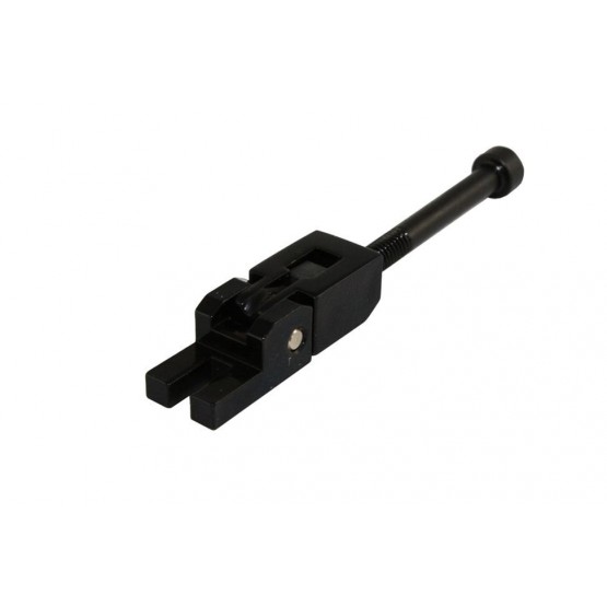 ALL PARTS BP0691003 LOW SADDLE FOR LOCKING TREMOLO BLACK WITH SCREW AND BLOCK FOR E STRINGS