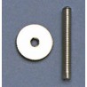 ALL PARTS BP2393001 STUDS AND WHEELS SET METRIC FOR OLD STYLE TUNEMATIC BRIDGE NICKEL