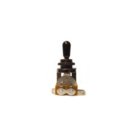 ALL PARTS EP0066003 SHORT STRAIGHT TOGGLE SWITCH BLACK WITH KNOB