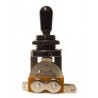 ALL PARTS EP0066003 SHORT STRAIGHT TOGGLE SWITCH BLACK WITH KNOB