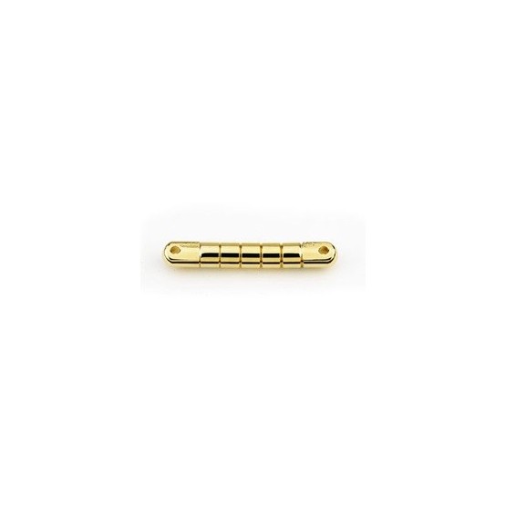 ALL PARTS GB2565002 GRETSCH STYLE BAR BRIDGE SOLID BRASS GOLD PLATED