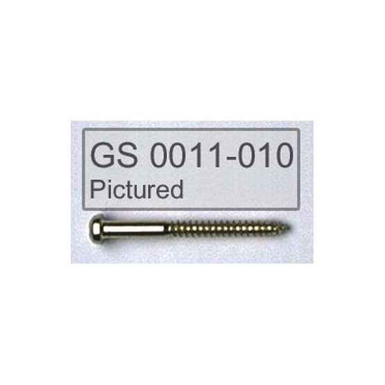 ALL PARTS GS0011003 PICKUP MOUNTING SCREWS FOR BASS BLACK 1-1/4 LONG