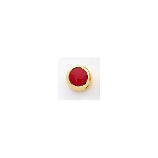 ALL PARTS MK3177002 RED ACRYLIC ON GOLD KNOB WITH SET SCREW