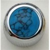 ALL PARTS MK3180010 TURQUOISE ON CHROME KNOB WITH SET SCREW