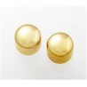 ALL PARTS MK3300002 GOLD DOME KNOBS (2) PUSH-ON FITS SPLIT SHAFT POTS