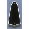 ALL PARTS PG0485023 TRUSS ROD COVER TO FIT GIBSON, BLACK, WITH WHITE TRIM.