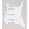 ALL PARTS PG0550025 PICK GUARD FOR STRAT WHITE 1-PLY (8 SCREW HOLES)