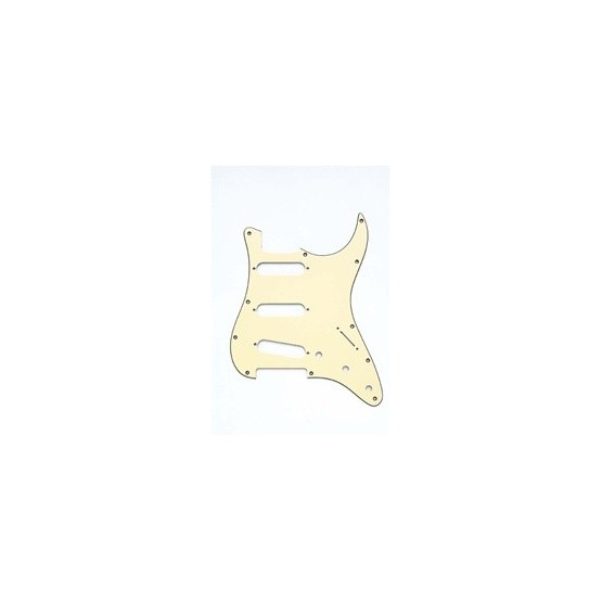 ALL PARTS PG0552048 PICK GUARD FOR STRAT VINTAGE CREAM 3-PLY (VC/B/VC) (11 SCREW HOLES)