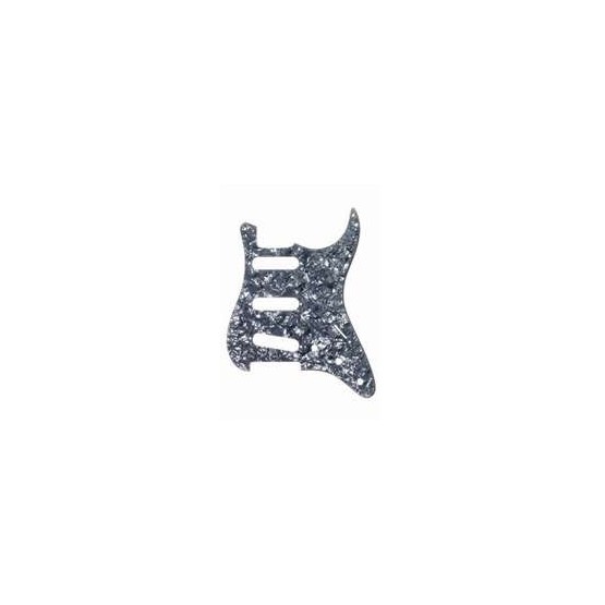 ALL PARTS PG0552053 PICK GUARD FOR STRAT BLACK PEARLOID 3-PLY (BP/B/W) (11 SCREW HOLES)