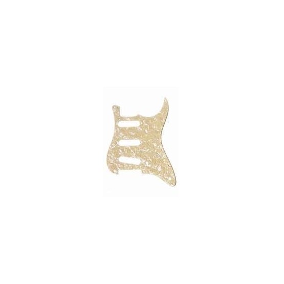 ALL PARTS PG0552058 PICK GUARD FOR STRAT CREAM PEARLOID 3-PLY (CP/B/W) (11 SCREW HOLES)