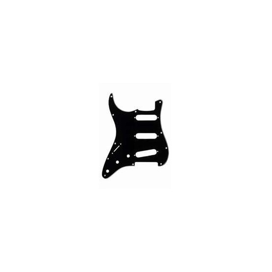 ALL PARTS PG0552L33 PICK GUARD FOR STRAT LEFT-HANDED BLACK 3-PLY (B/W/B)