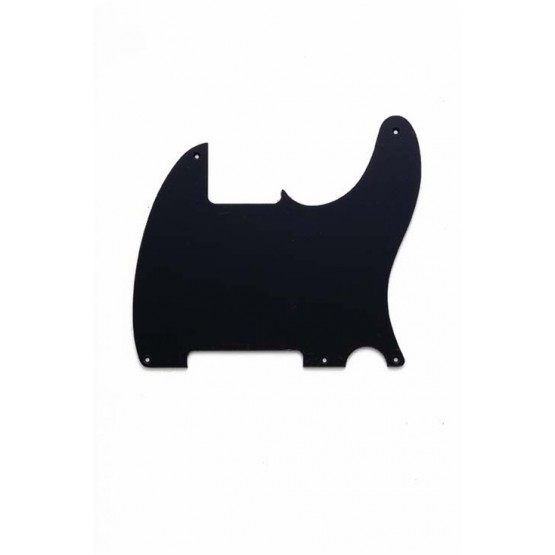 ALL PARTS PG0567023 PICK GUARD FOR ESQUIRE BLACK 1-PLY (5 SCREW HOLES)