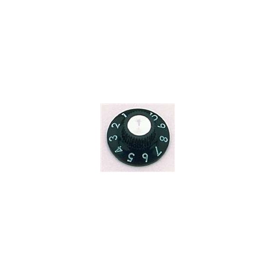 ALL PARTS PK0145023 AMP KNOBS - FOR FENDER (2 PIECES) BLACK WITH SET SCREW