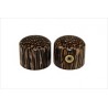 ALL PARTS PK3196000 TIGER WOOD DOME KNOBS (2) WITH SET SCREW