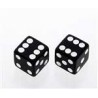 ALL PARTS PK3250023 BLACK DICE KNOBS (2 PIECES) WITH SET SCREW
