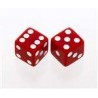 ALL PARTS PK3250026 RED OPAQUE DICE KNOBS (2 PIECES) WITH SET SCREW