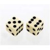 ALL PARTS PK3250028 CREAM DICE KNOBS (2 PIECES) WITH SET SCREW