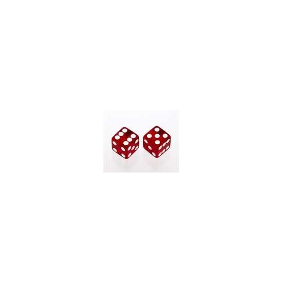 ALL PARTS PK3250067 TRANSPARENT RED DICE KNOBS (2 PIECES) WITH SET SCREW