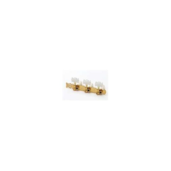ALL PARTS TK0125002 CLASSICAL TUNING KEYS GOLD WITH PEARLOID BUTTONS