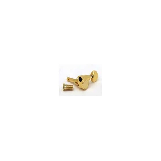 ALL PARTS TK7590002 TUNING KEYS WITH 2 MOUNTING PINS GOLD 6-IN-LINE