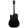 IBANEZ AW1040CE WK GUITARRA ELECTROACUSTICA DREADNOUGHT WEATHERED BLACK