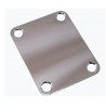 ALL PARTS AP0600001 NECK PLATE STEEL 4 HOLE FOR GUITAR OR BASS NICKEL