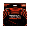 ERNIE BALL EB6404 FLAT RIBBON MULTIPACK CABLES PATCH ROJOS