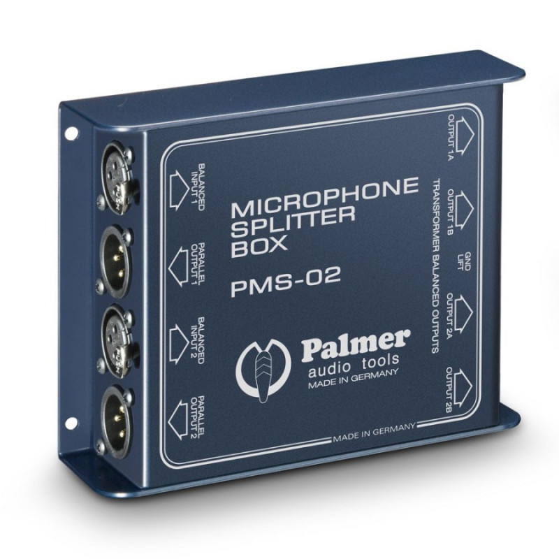 PALMER PMS02 SPLITTER DE MICROFONO DE 2 CANALES