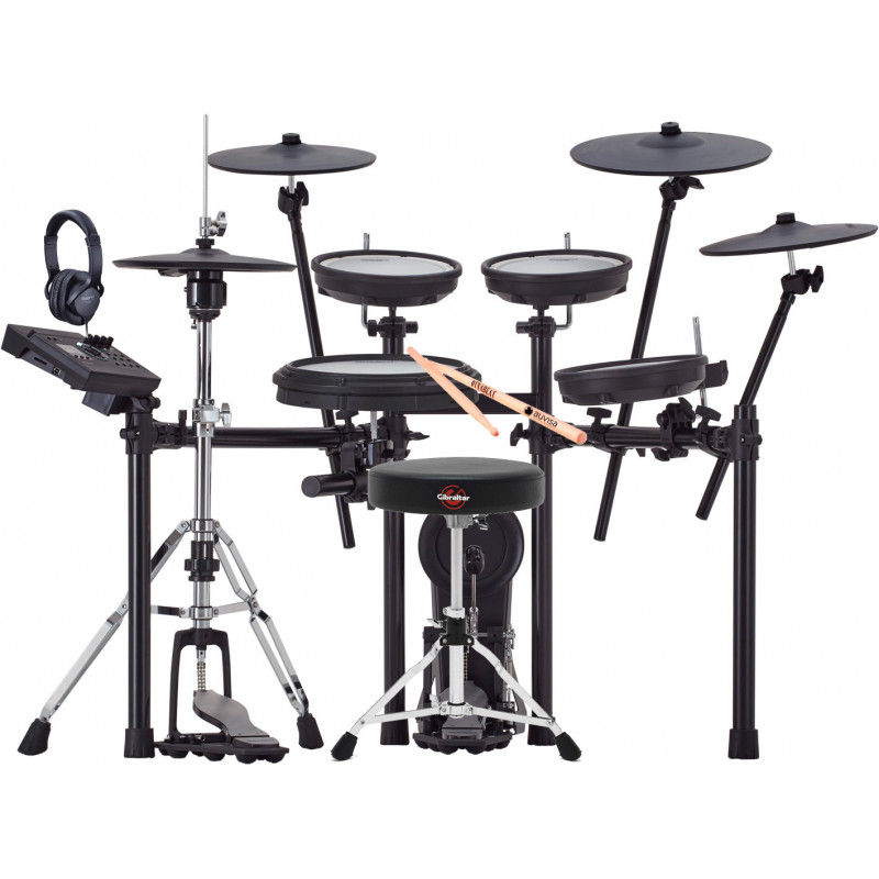 ROLAND -PACK- TD17KVX2 BATERIA ELECTRONICA+PEDAL BOMBO+ PEDAL HIHAT+ ASIENTO+AURICULARES Y BAQUETAS