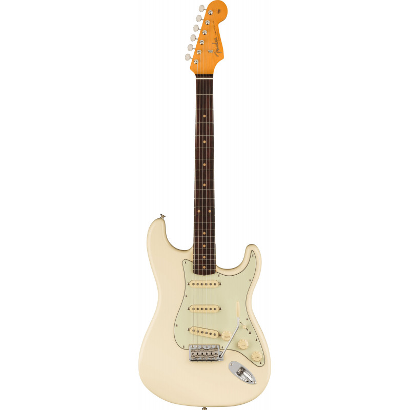 FENDER AMERICAN VINTAGE II 1961 STRATOCASTER RW GUITARRA ELECTRICA OLYMPIC WHITE
