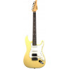 SUHR CLASSIC S HSS RW VY GUITARRA ELECTRICA VINTAGE YELLOW