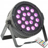 IBIZA LIGHT THINPAR 18X1 RGB PROYECTOR PAR EXTRA-PLANO 18 LED RGB 1W